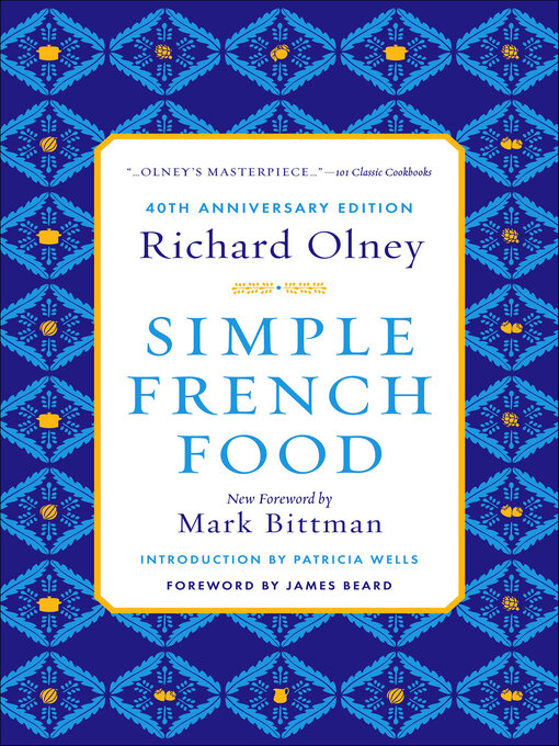 Title details for Simple French Food by Richard Olney - Available